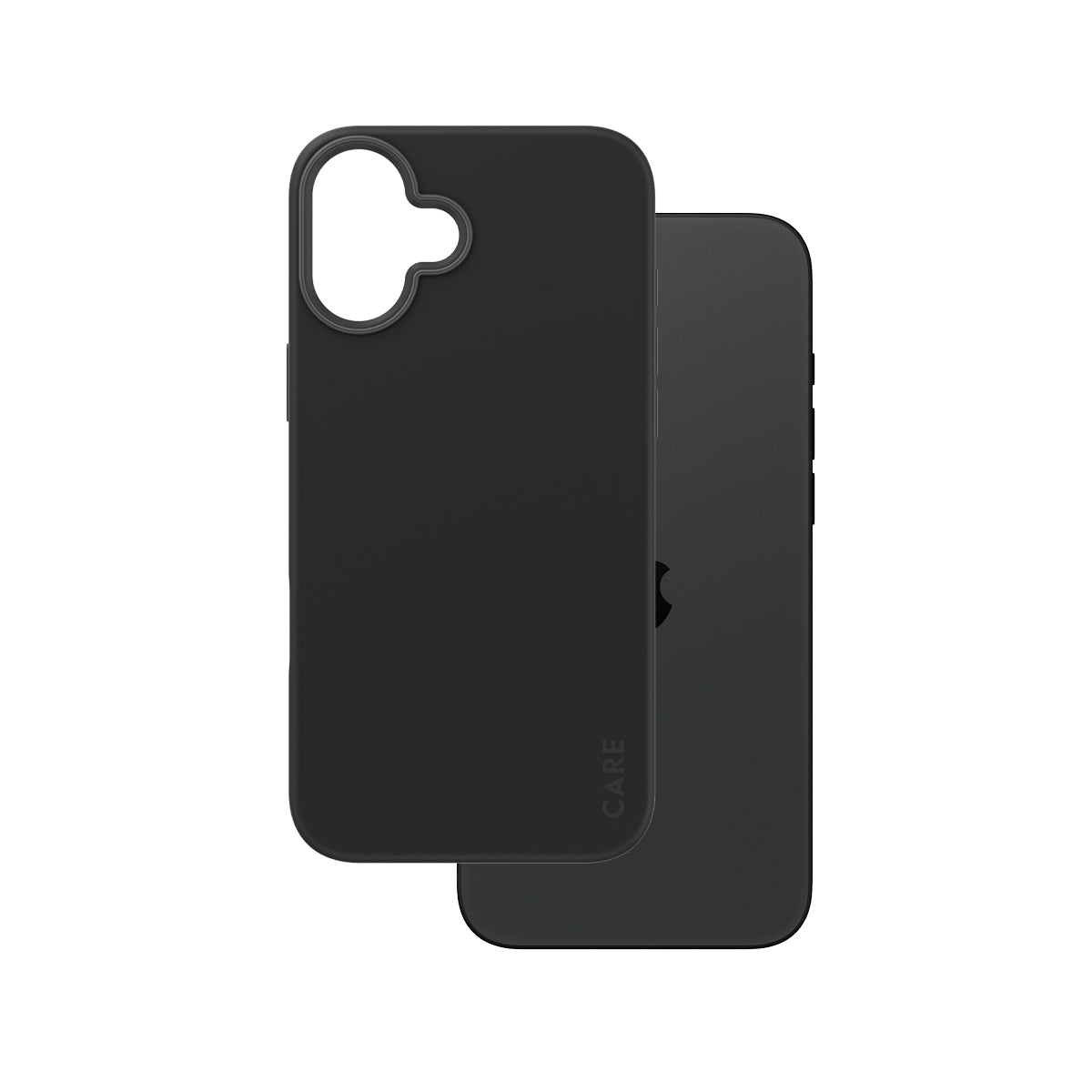 PanzerGlass CARE Backcover – für Apple iPhone 16 Plus, MagSafe, Recycling-Kunststoff, schwarz