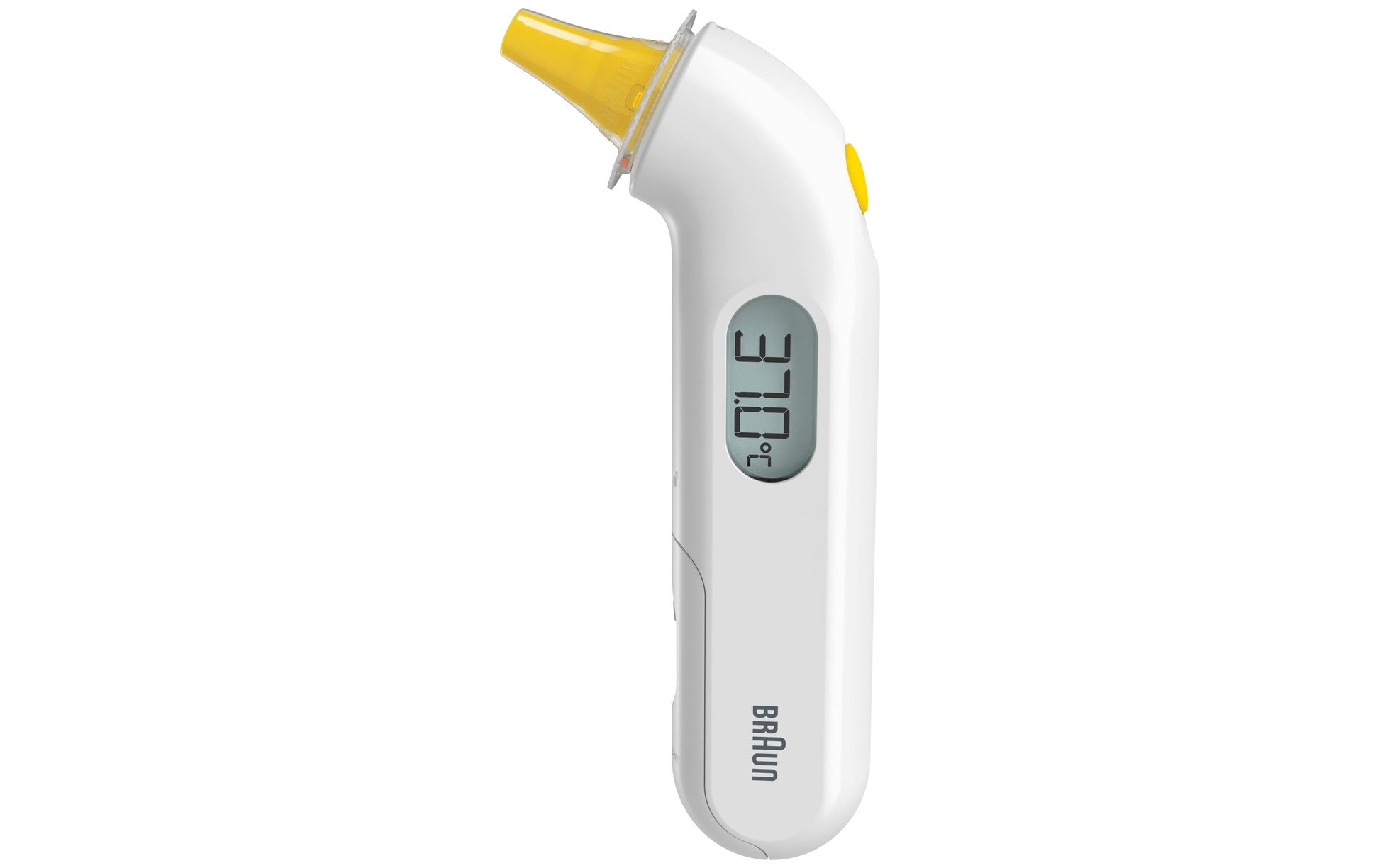 Braun Digitalfieberthermometer – Kunststoff, LC-Display, Speicherfunktion, BPA-frei, batteriebetrieben