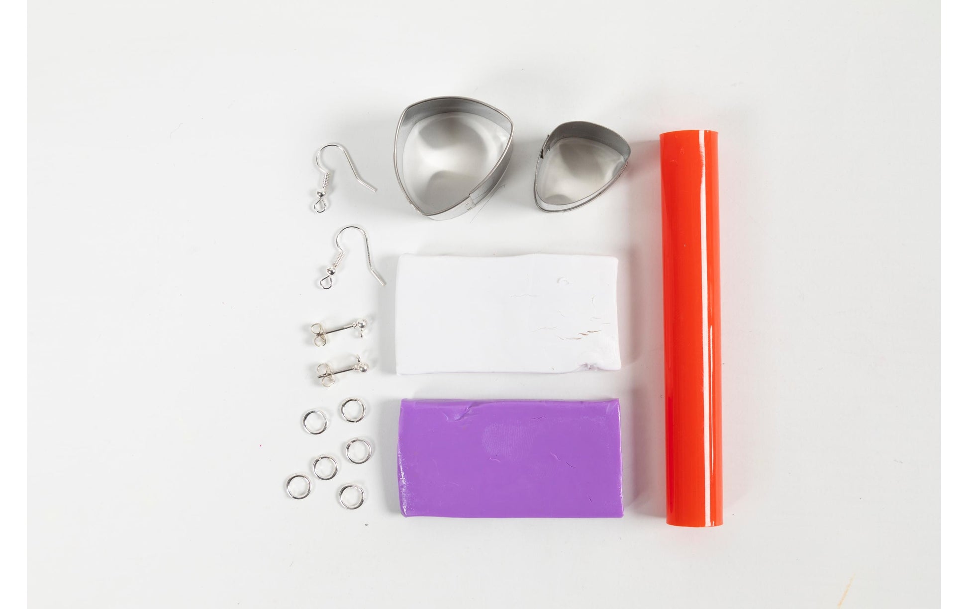 Creativ Company Bastelset Schmuck (Ohrringe) – Helllila – ab 10 Jahren