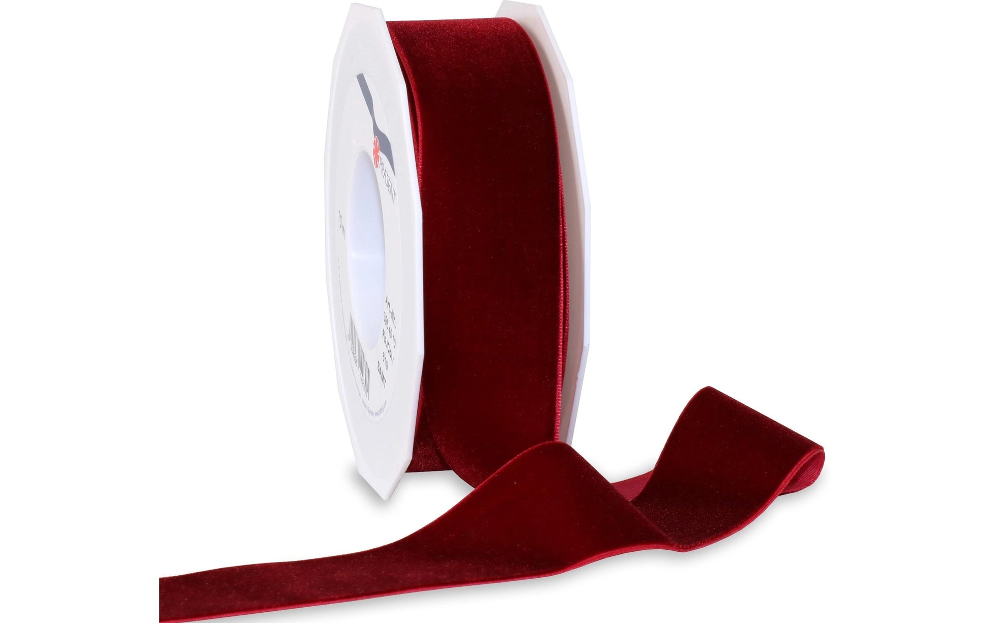 Pattberg Samt-Geschenkband Bordeaux – 40 mm × 10 m