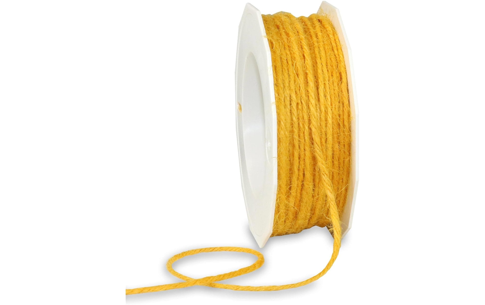 Pattberg Geschenkband Jute Gelb – 2 mm × 25 m – 1 Stk.