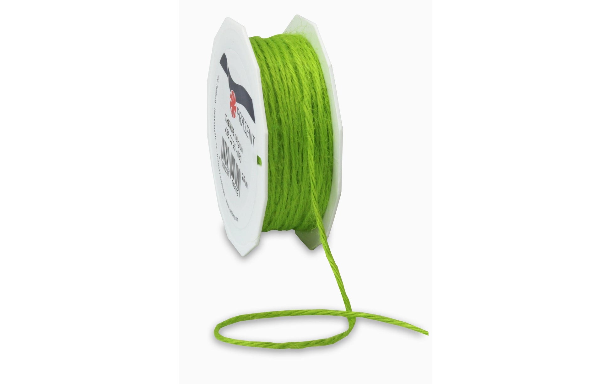 Pattberg Geschenkband Jute Hellgrün – 2 mm × 25 m