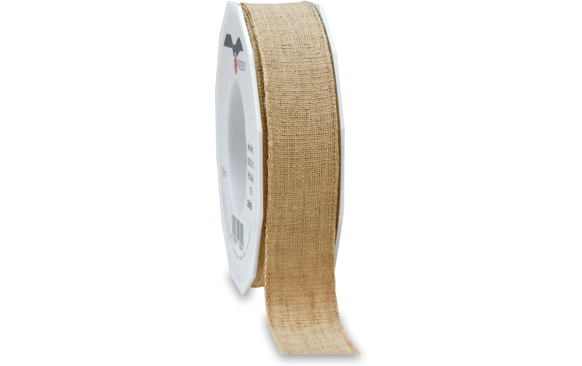 Pattberg Geschenkband Polyester Beige – 25 mm × 15 m – 1 Stk.