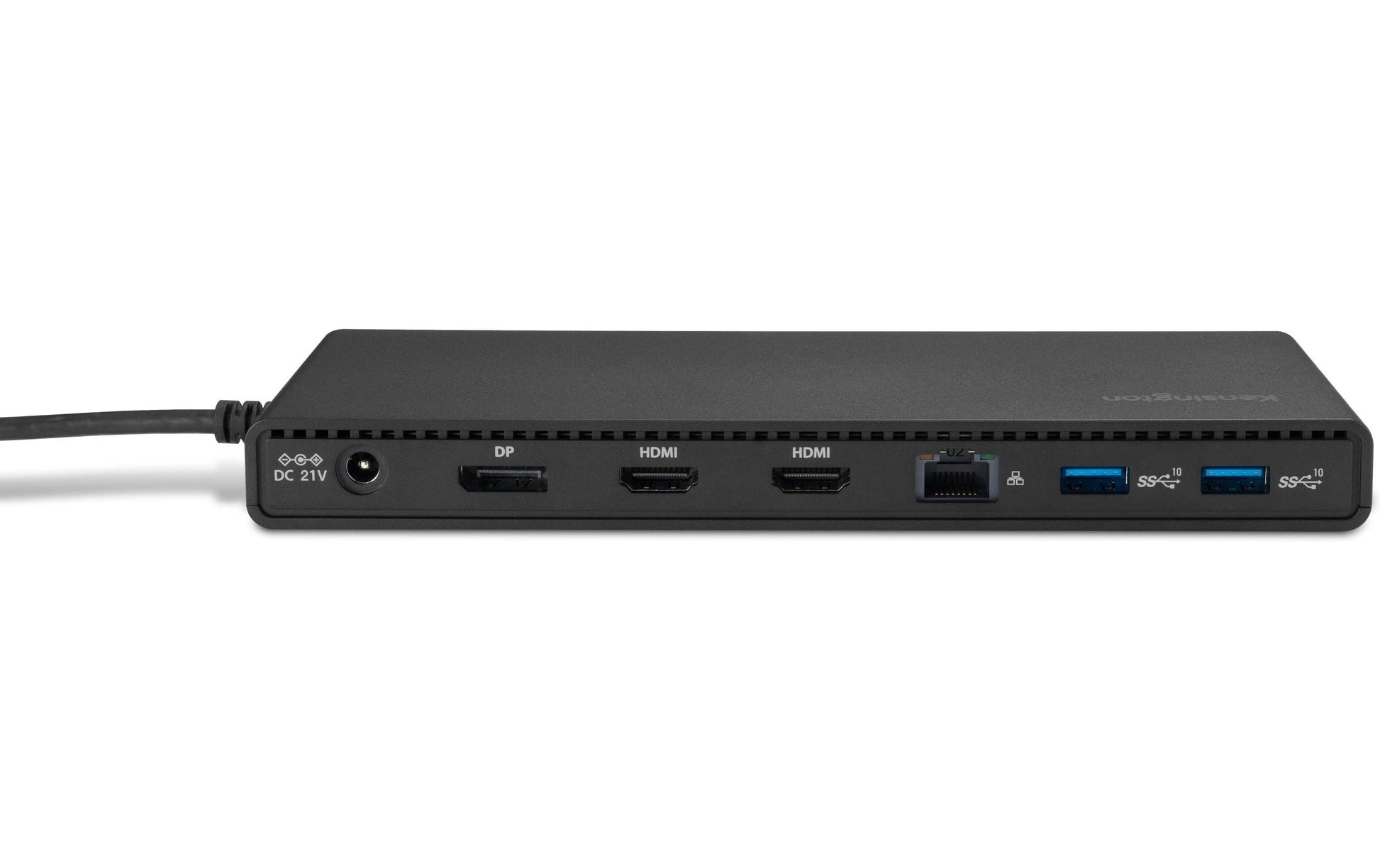 Kensington SD4842P Dockingstation – USB-C, 1× DP, 2× HDMI, 3× USB-A, 2× USB-C, 100 W PD, GbE, für Windows