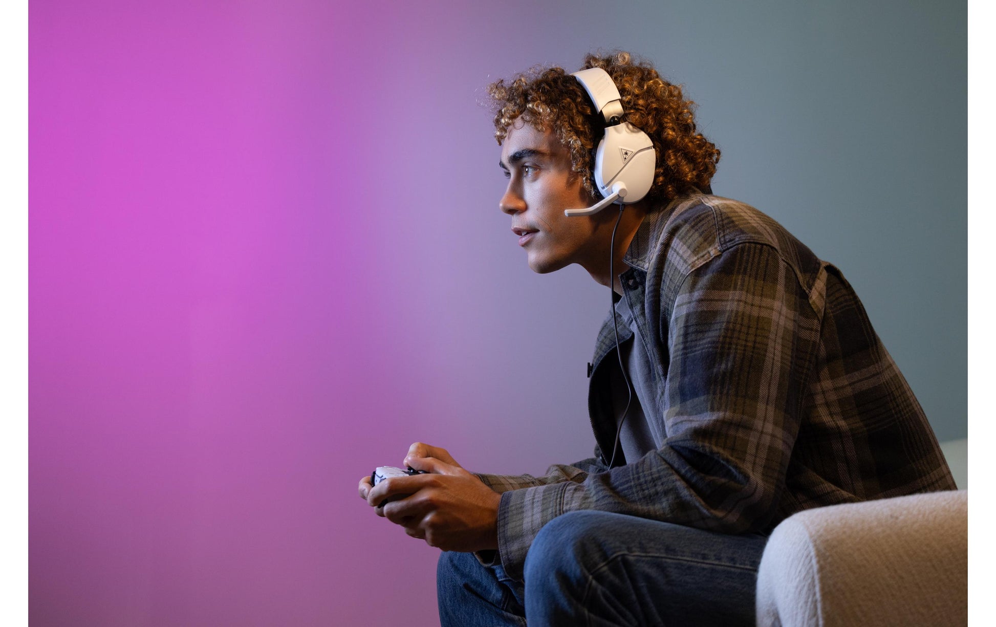 Turtle Beach Ear Force Recon 70P – Kabelgebundenes Gaming-Headset – 3,5 mm Klinke – Weiss – für PS5/PS4/PC usw.