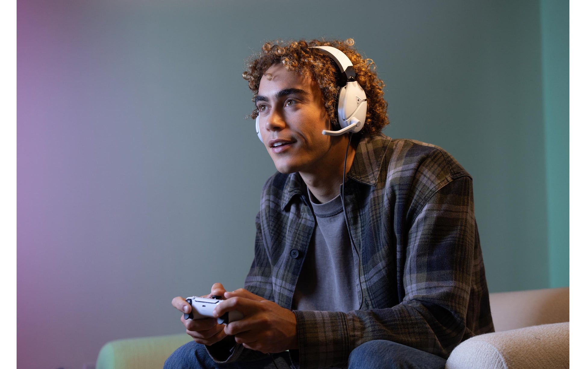 Turtle Beach Ear Force Recon 70P – Kabelgebundenes Gaming-Headset – 3,5 mm Klinke – Weiss – für PS5/PS4/PC usw.