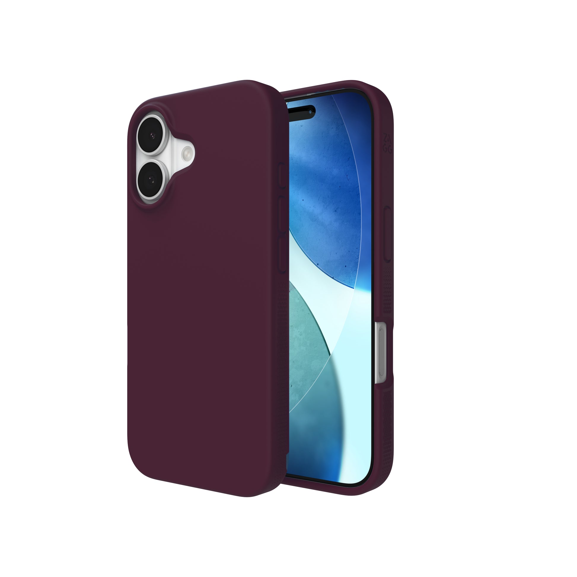 ZAGG Manhattan Snap Backcover – für Apple iPhone 17, MagSafe, Graphen+Silikon, Kirsche, bis 4 m Sturzsicher