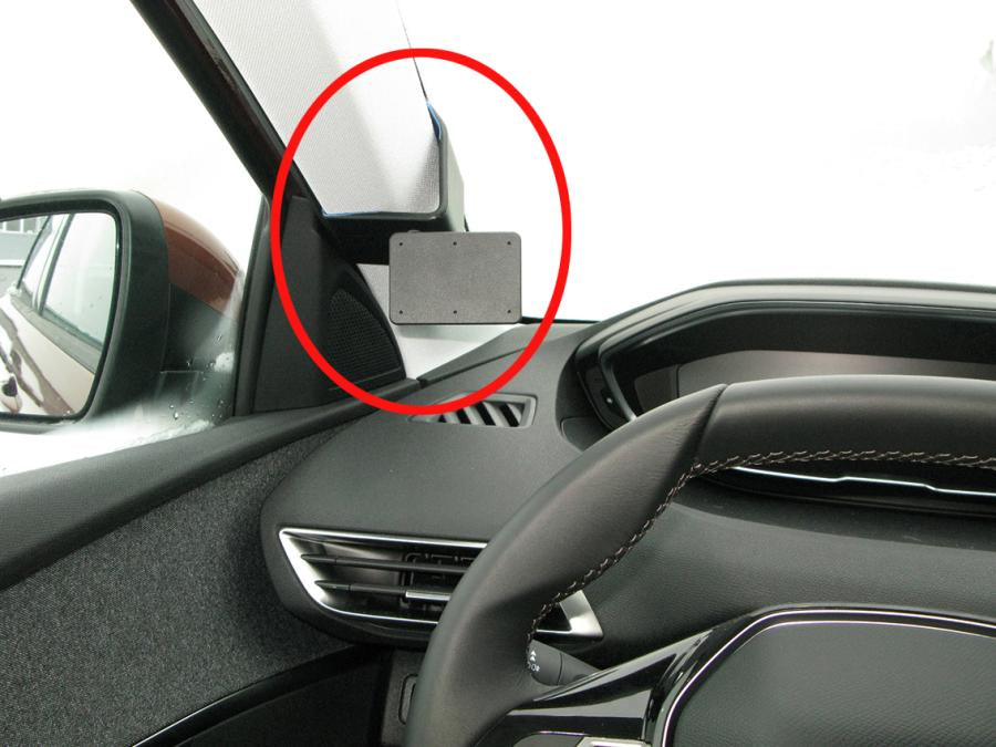 Brodit Auto-Halterung, Klemmhalterung, passiv – für Smartphone – Schwarz, ABS-Kunststoff