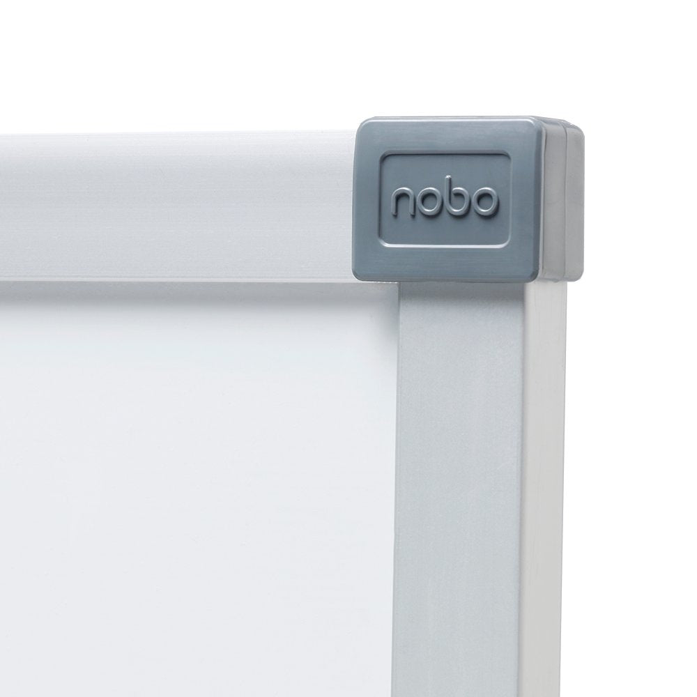 Nobo Whiteboard – 240 × 120 cm, lackierter Stahl, Aluminiumrahmen, inkl. Stiftablage