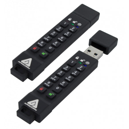 Apricorn Secure USB 3.0 64 GB – 256-bit AES, Fingerabdruck, IP56, USB Typ-A