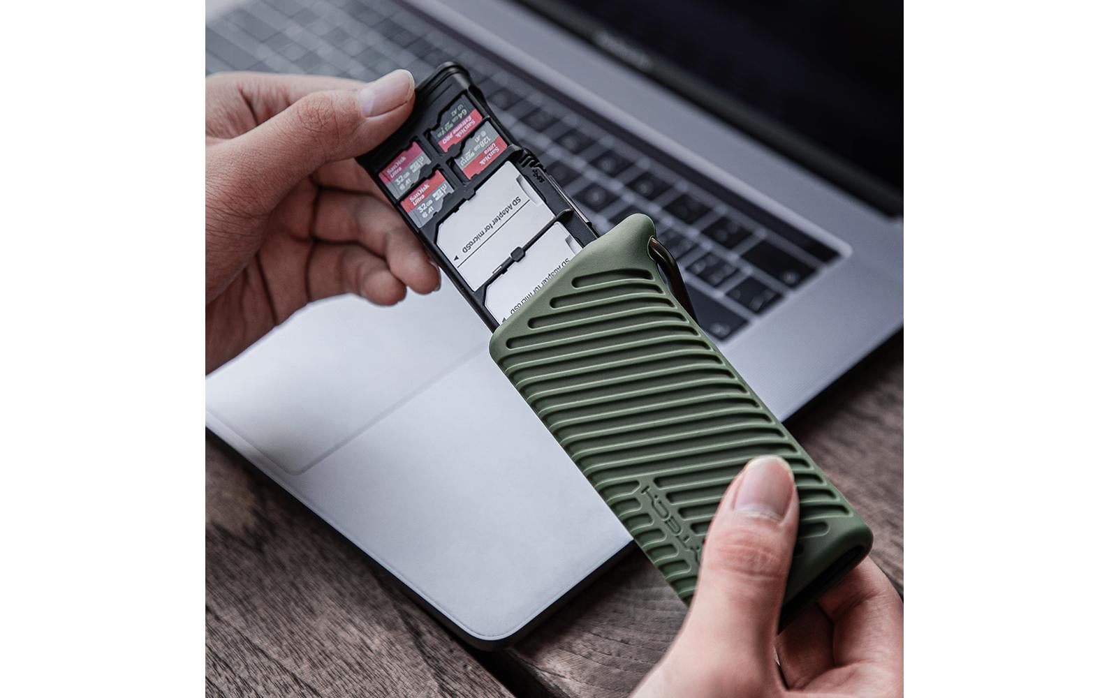 PGYTECH P-GM-162 Kartenleser – SD/microSD – USB-C 2.0 – 312 Mbit/s – Schwarz