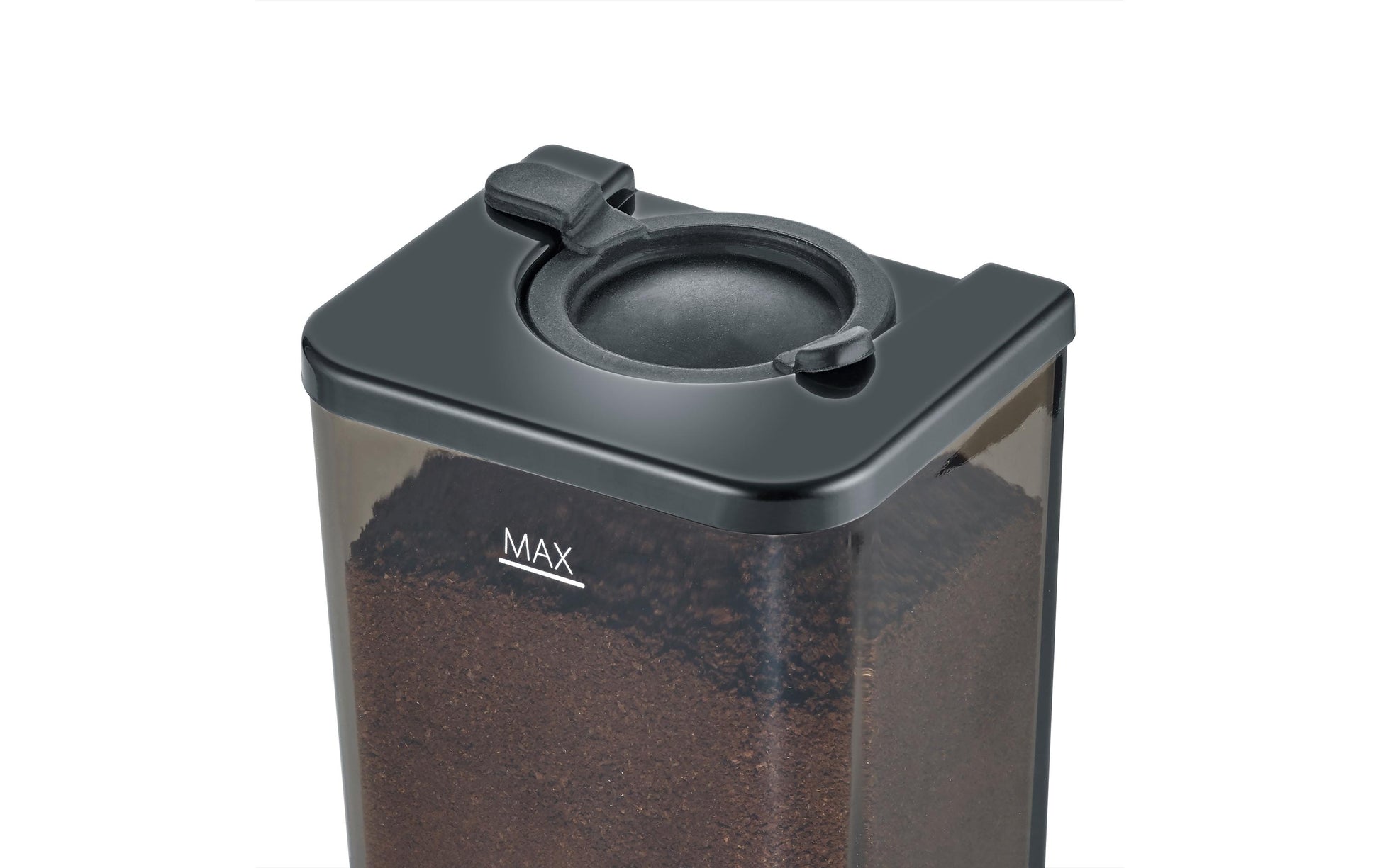 Caso Kaffeemühle Barista Chef Inos – 250 g, Kegelmahlwerk, 150 W – schwarz/silber