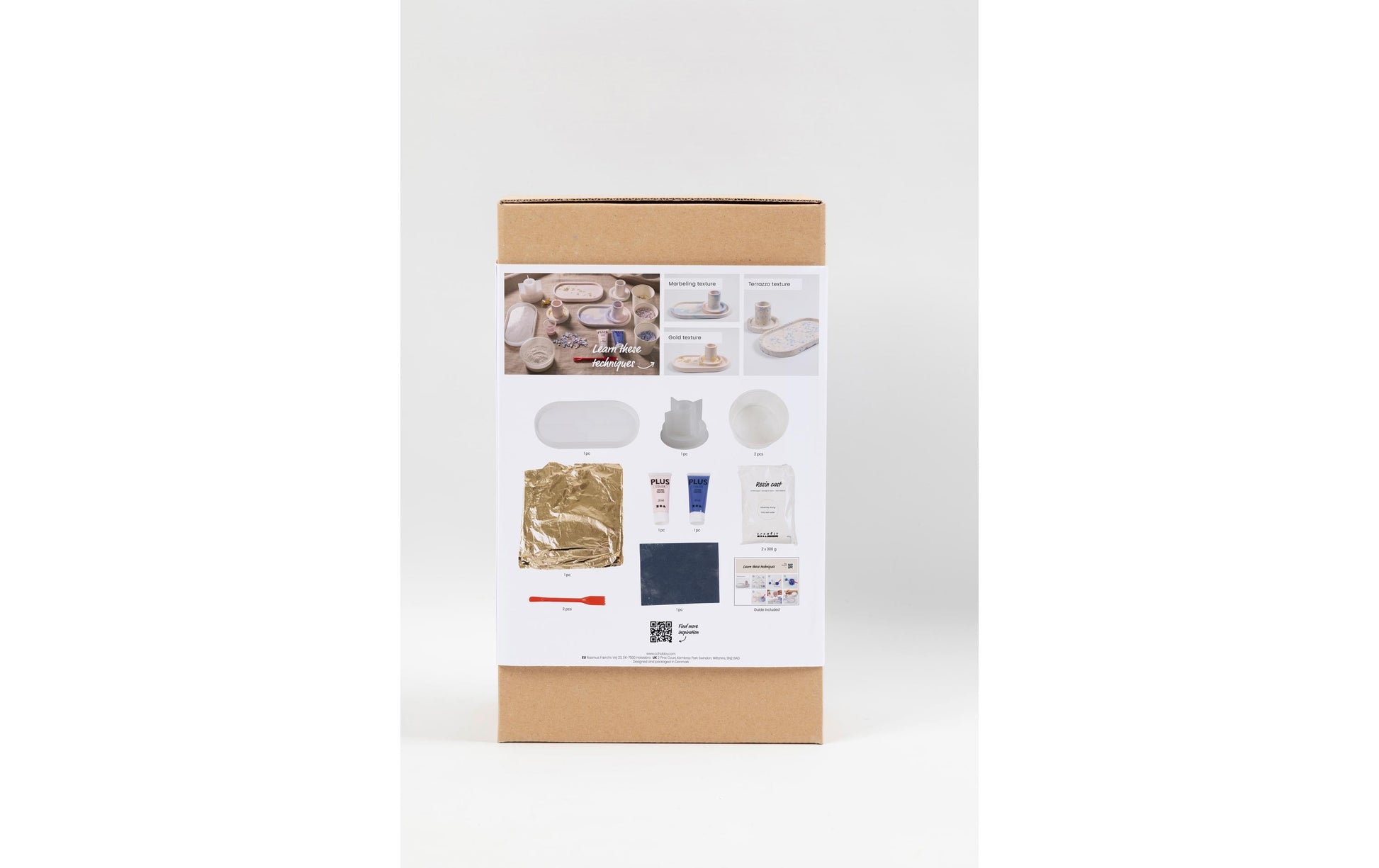 Creativ Company Giessharz-Set – Kerzenhalter – lufthärtend – ab 3 Jahren