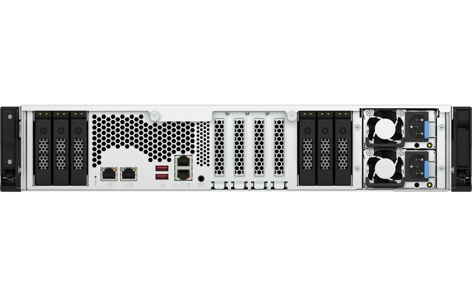 QNAP TS-h3077AFU-R7-64G NAS – 64 GB RAM, 30 Einschübe, 3U