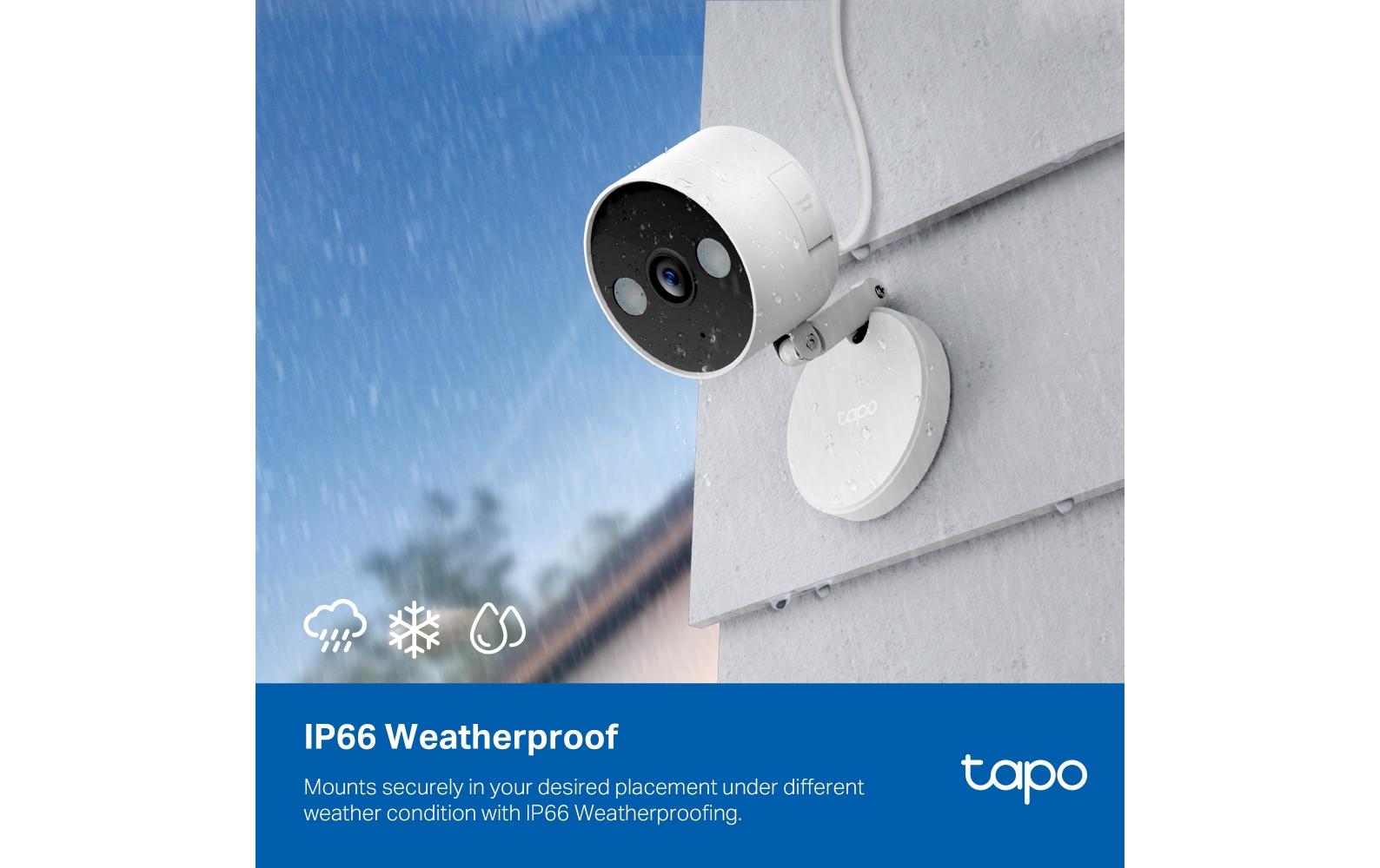 TP-Link Tapo C120 Sicherheitskamera – 4 MP, Reichweite 9 m, microSD bis 512 GB