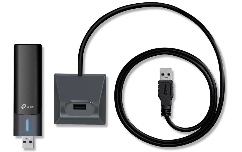 TP-Link Archer TXE70UH USB-WLAN-Adapter – Wi-Fi 6E (802.11ax), Tri-Band, bis 5400 Mbit/s, 1,2 m
