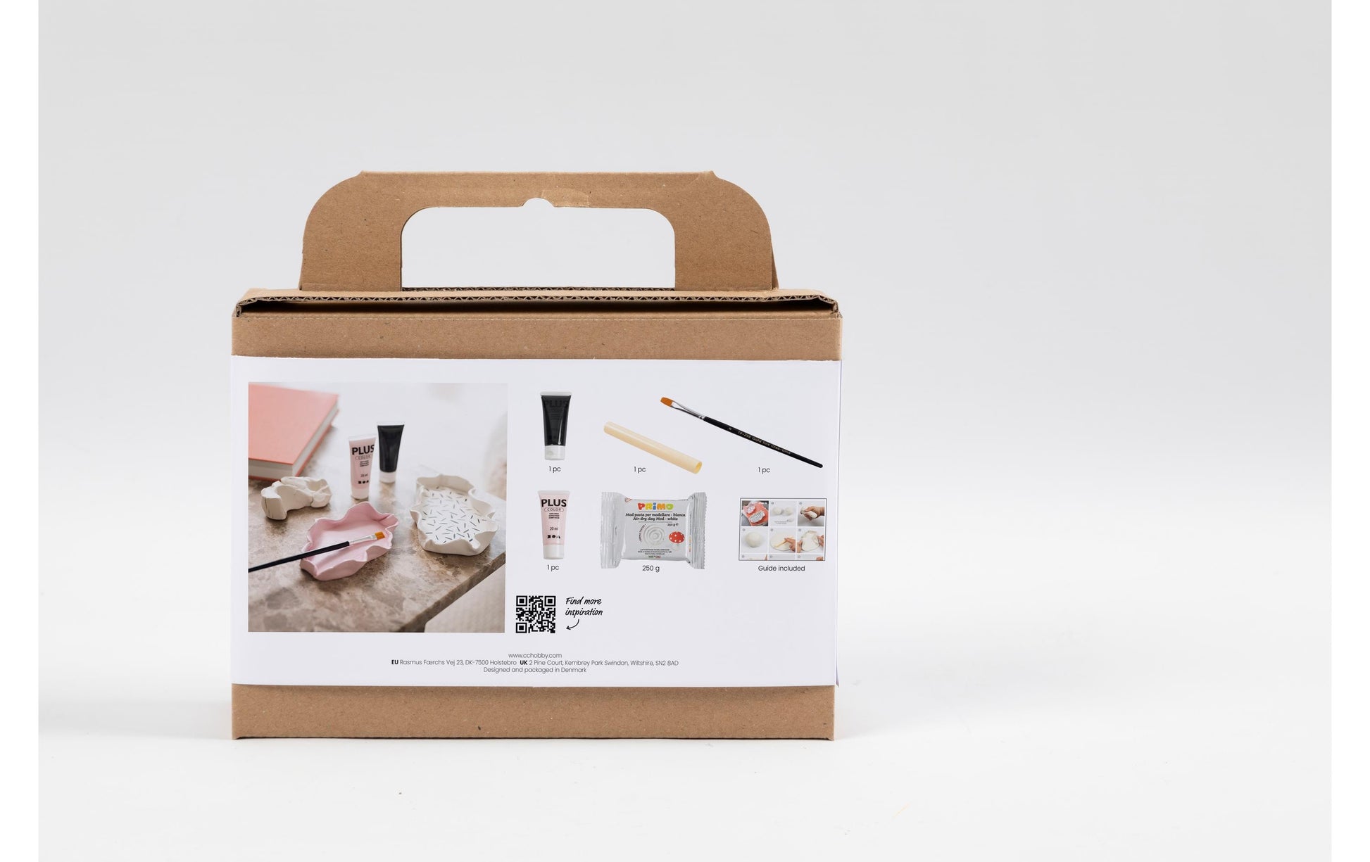 Creativ Company Modelliermasse-Set – ab 3 Jahren – lufthärtend – mehrfarbig