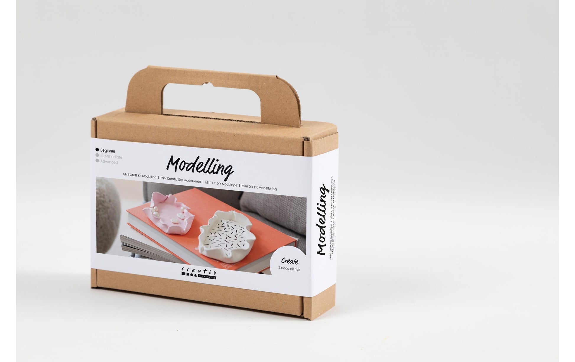 Creativ Company Modelliermasse-Set – ab 3 Jahren – lufthärtend – mehrfarbig