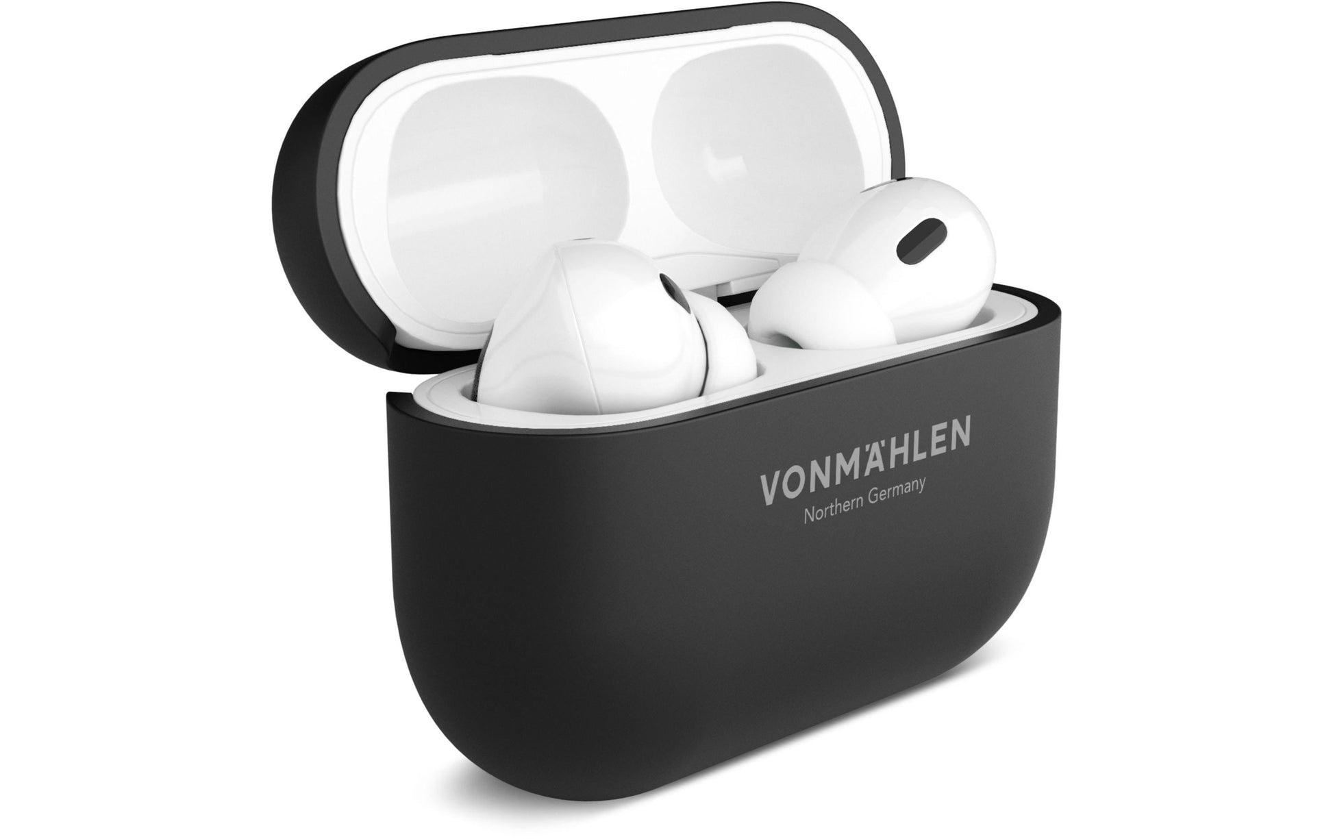 Vonmählen APC00004 – Schutzhülle – für Apple AirPods (2. Generation) – kabelloses Laden – schwarz
