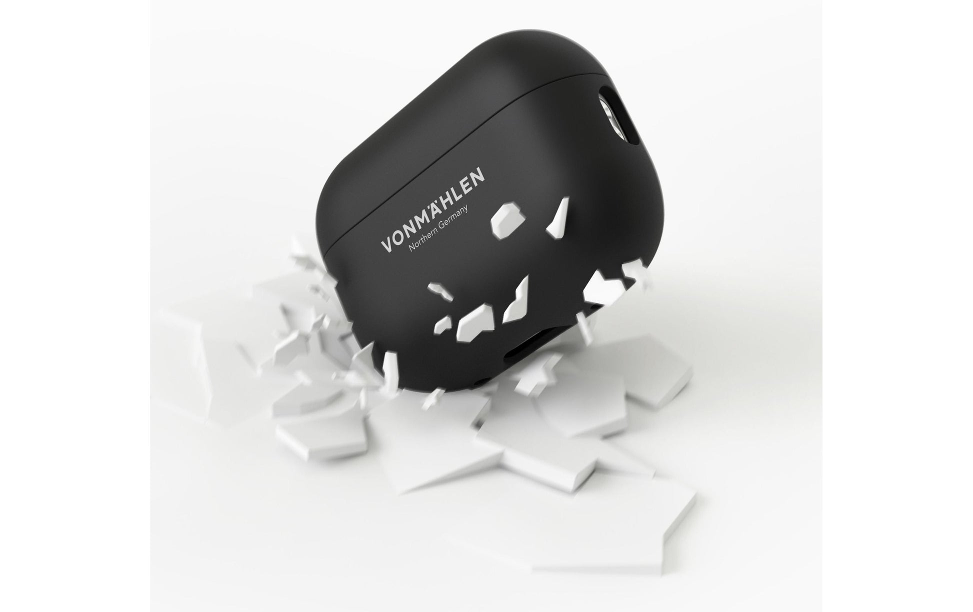 Vonmählen APC00004 – Schutzhülle – für Apple AirPods (2. Generation) – kabelloses Laden – schwarz