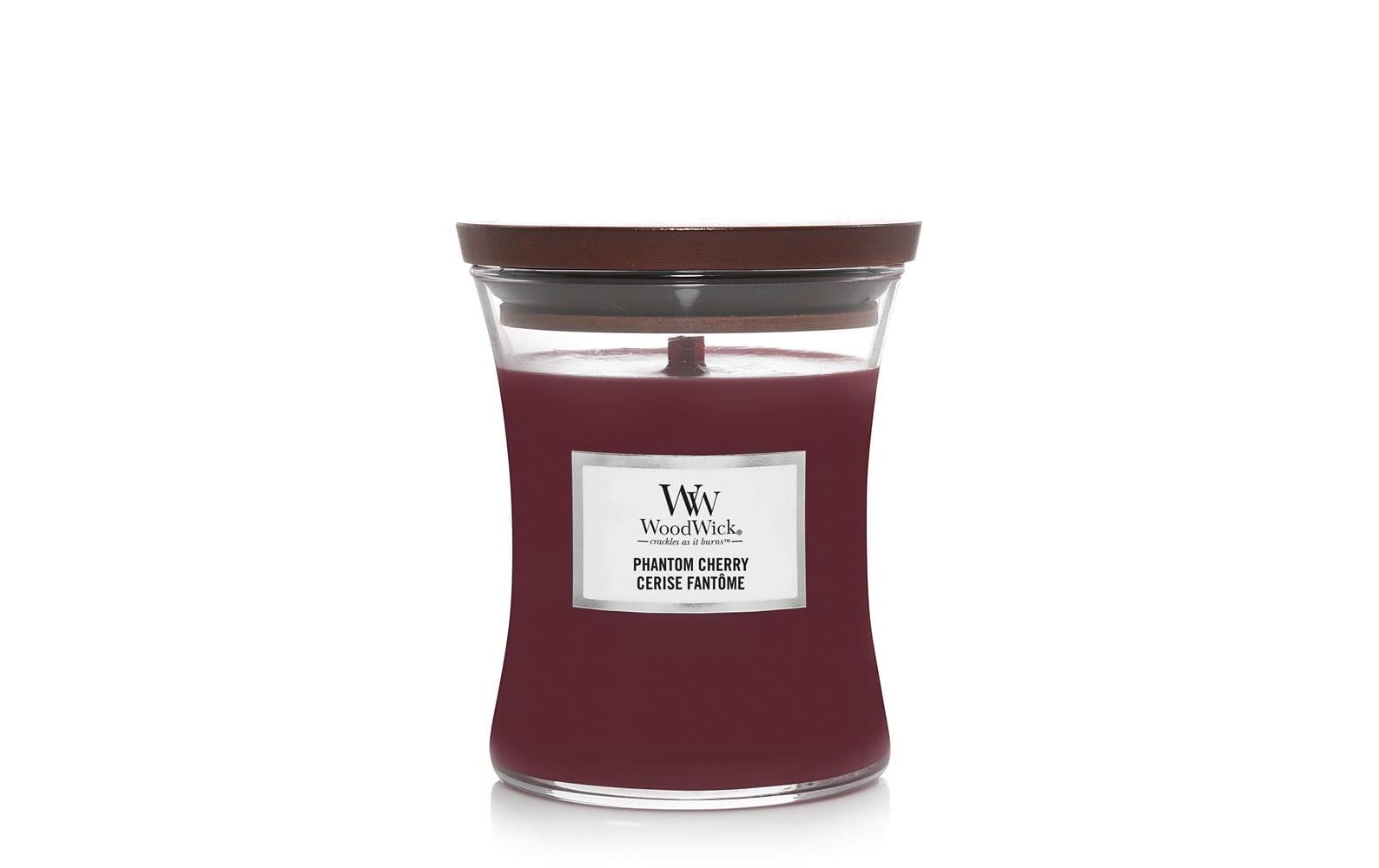 WoodWick Duftkerze – Kirsche – Ø 10 × 11 cm – ca. 65 h