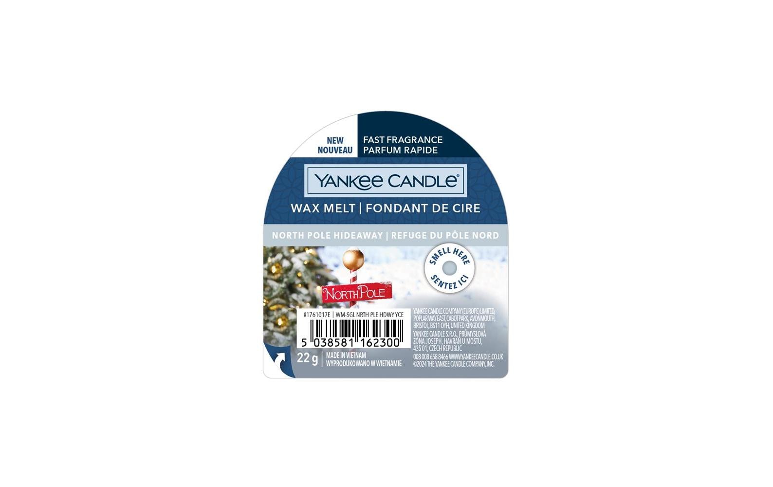 Yankee Candle Signature North Pole Hideaway – Duftwachsplättchen, Ø 6,7 × 7,3 cm, 8 h