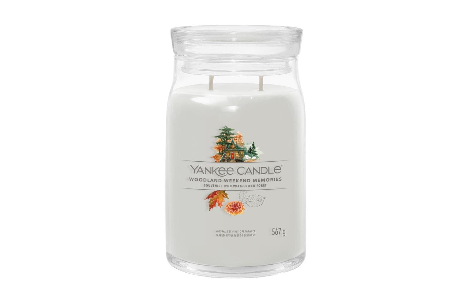 Yankee Candle Signature Woodland Weekend Memories – Duftkerze, Grosses Glas, 90 h