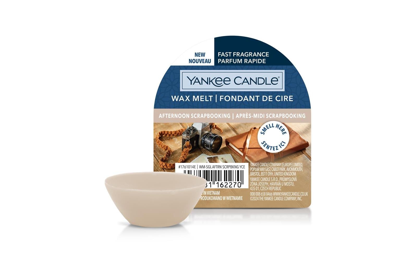 Yankee Candle Signature Afternoon Scrapbooking – Duftwachsplättchen, 8 h