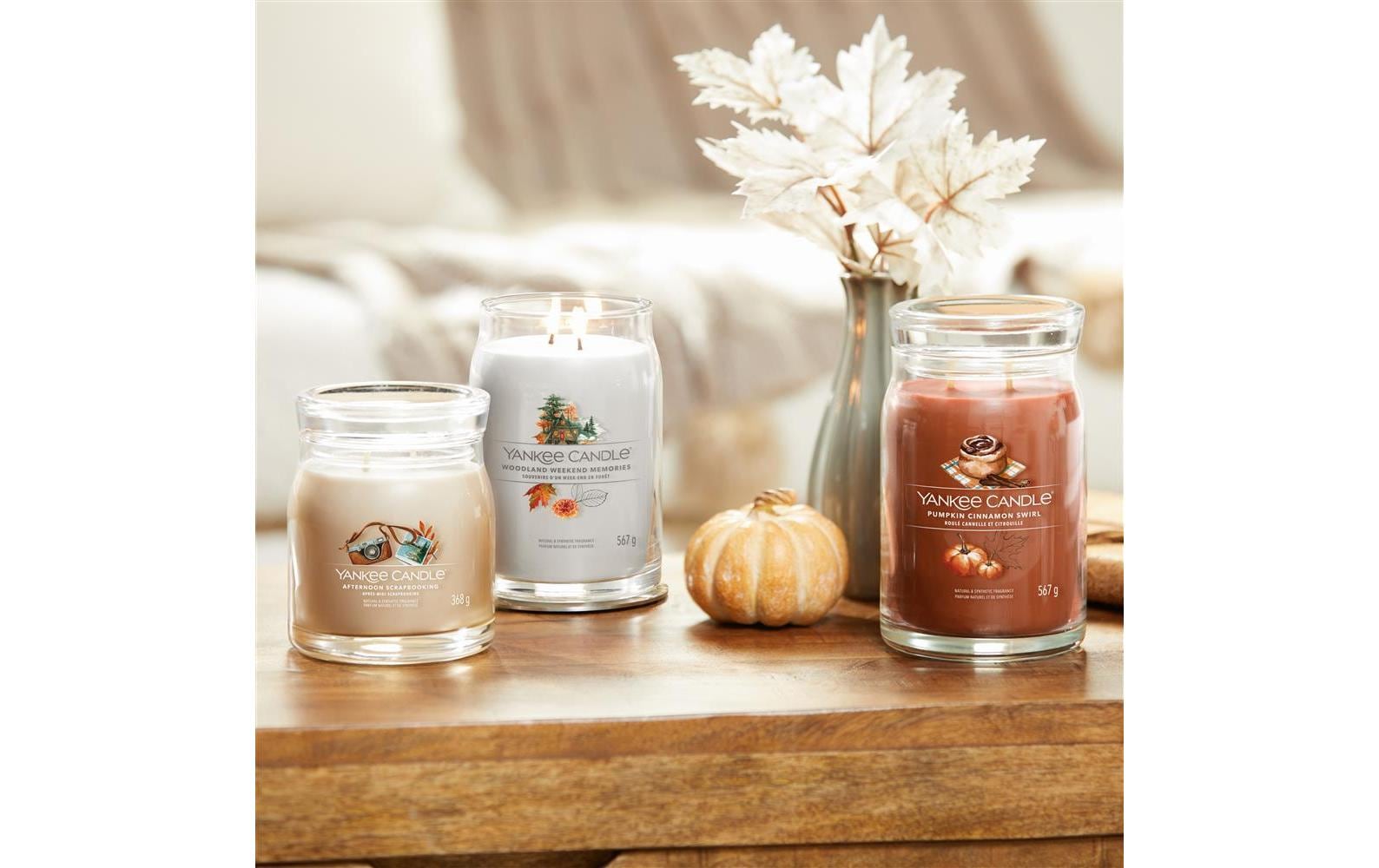 Yankee Candle Signature Afternoon Scrapbooking – Duftwachsplättchen, 8 h