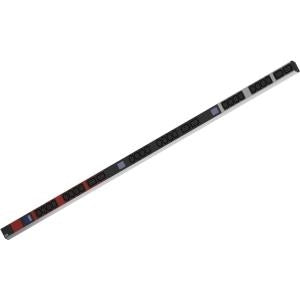 Bachmann Rack-PDU Metered, 19" 1U, 3-phasig 11,1 kW, (24×C13 + 6×C19), CEE 16-3, 3 m – schwarz