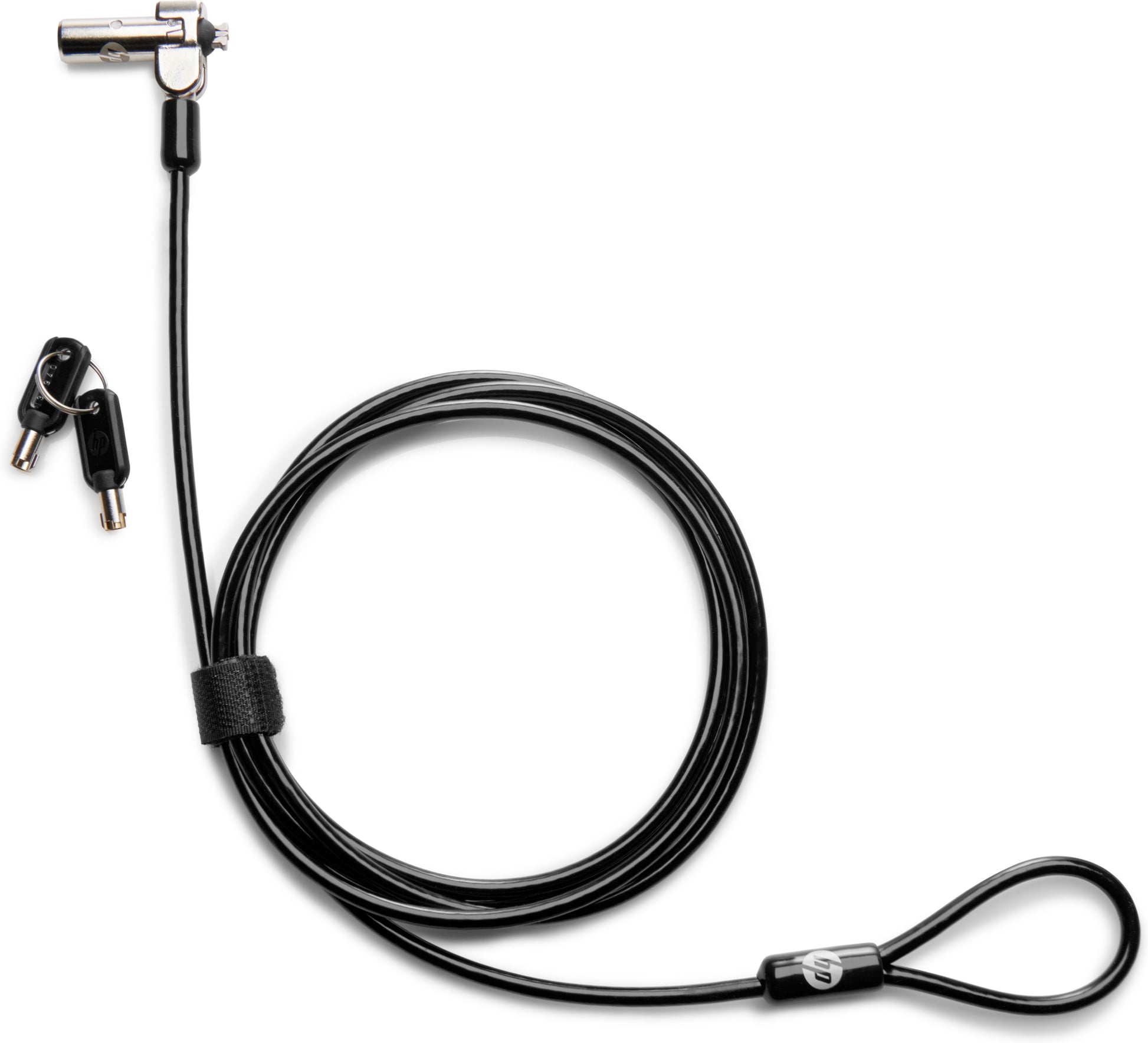 HP Nano Lock Kabelschloss – für Notebooks, galvanisierter Stahl, schwarz