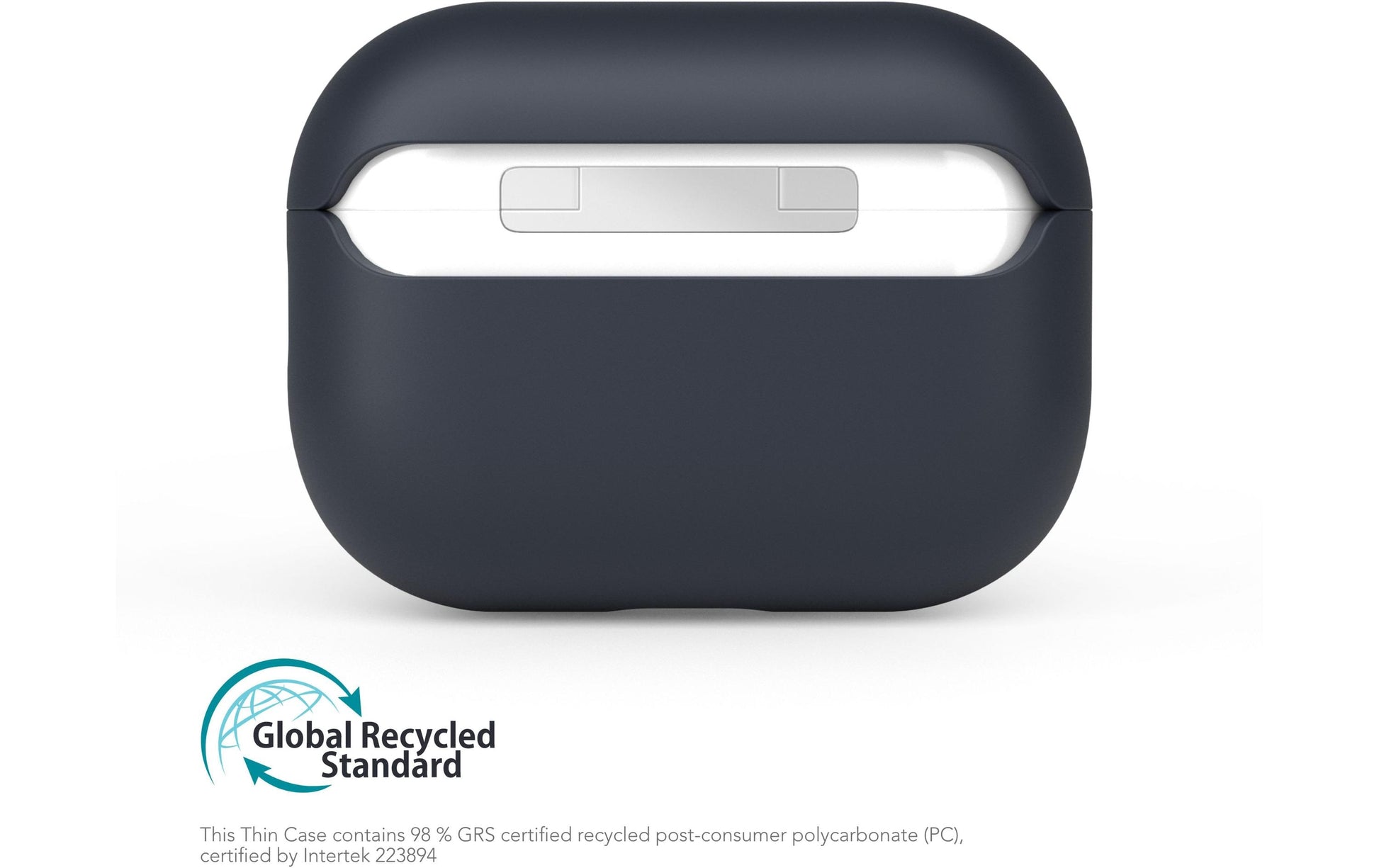 Vonmählen Thin Case – Schutzhülle – für Apple AirPods (2. Gen.) – kabelloses Laden, fallbeständig – Navy