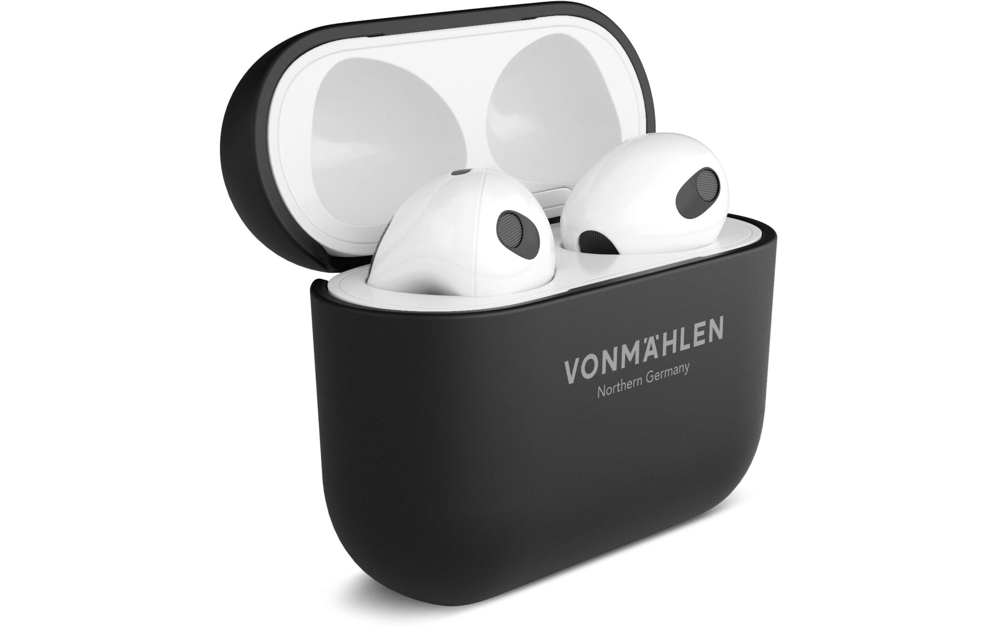 Vonmählen Thin Case – Schutzhülle – für Apple AirPods (3. Gen.) – Schwarz