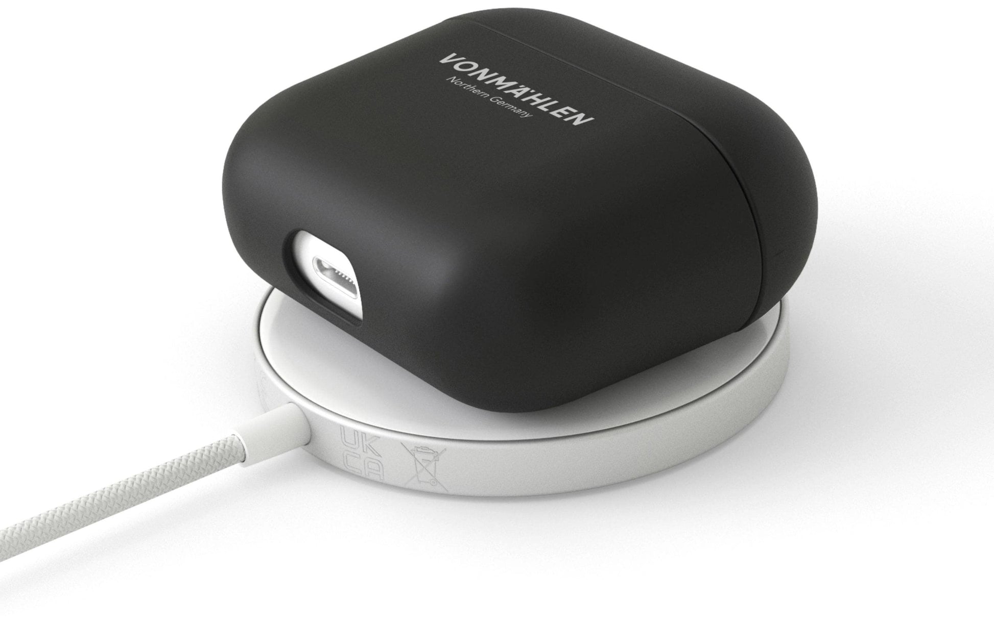 Vonmählen Thin Case – Schutzhülle – für Apple AirPods (3. Gen.) – Schwarz