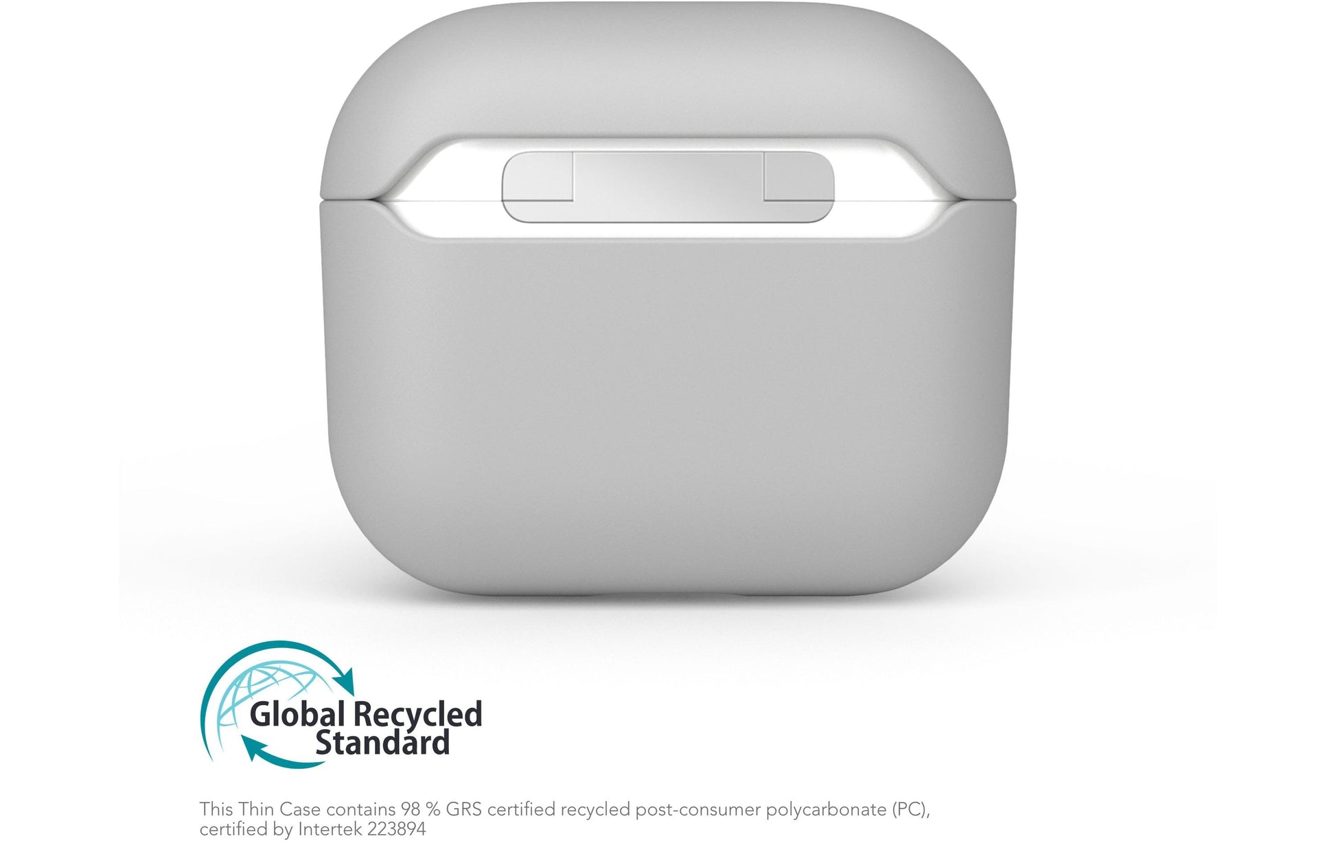 Vonmählen Thin Case APC00003 – Schutzhülle – für Apple AirPods (3. Generation) – fallbeständig – hellgrau