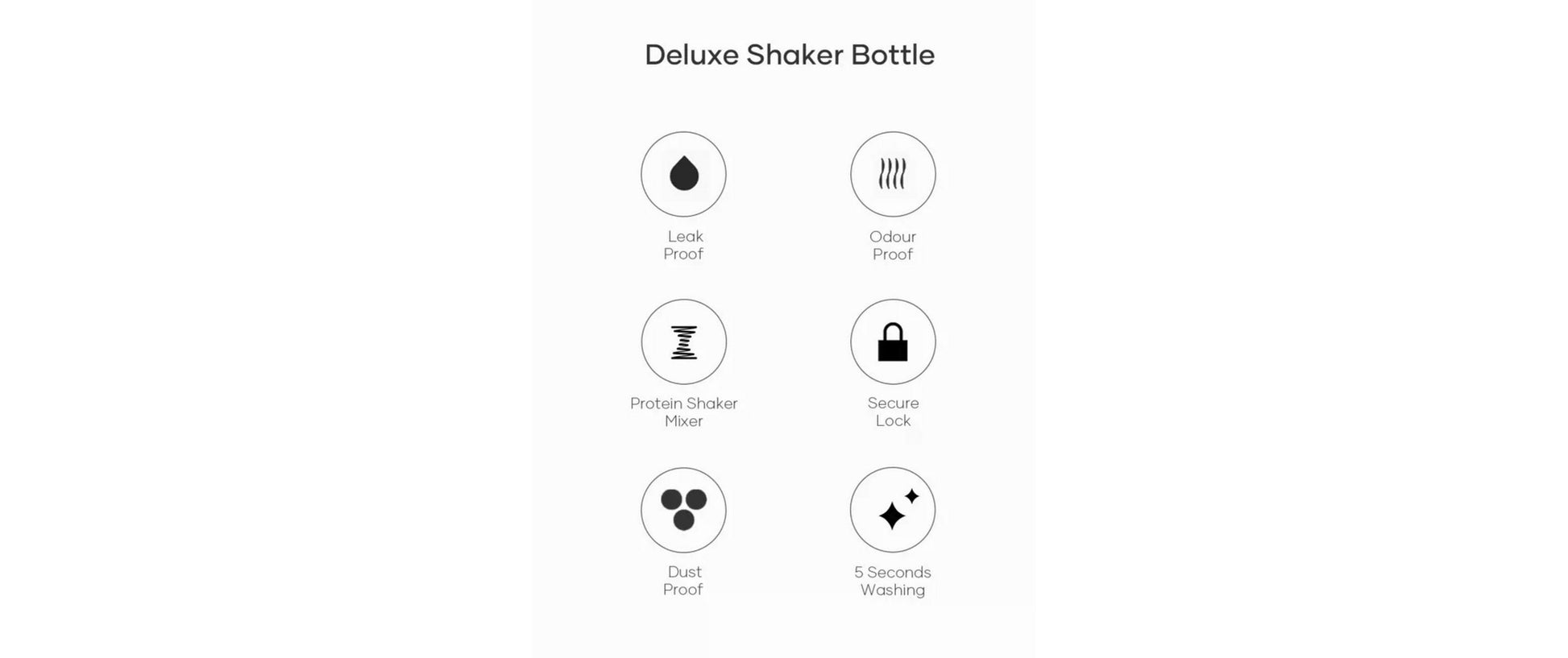OYeet S2 Shaker 700 ml – auslaufsicher, Kunststoff, Druckknopfdeckel, Rot