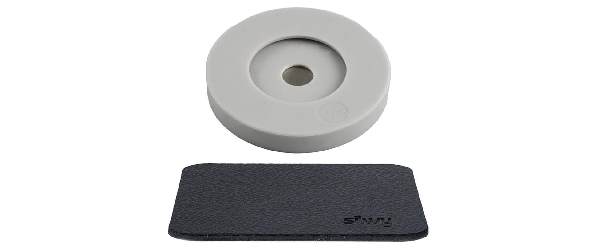 Silwy Magnet-Kondom – Silikon, Anthrazit, rutschfest, haftstarker Magnet, für Stielgläser