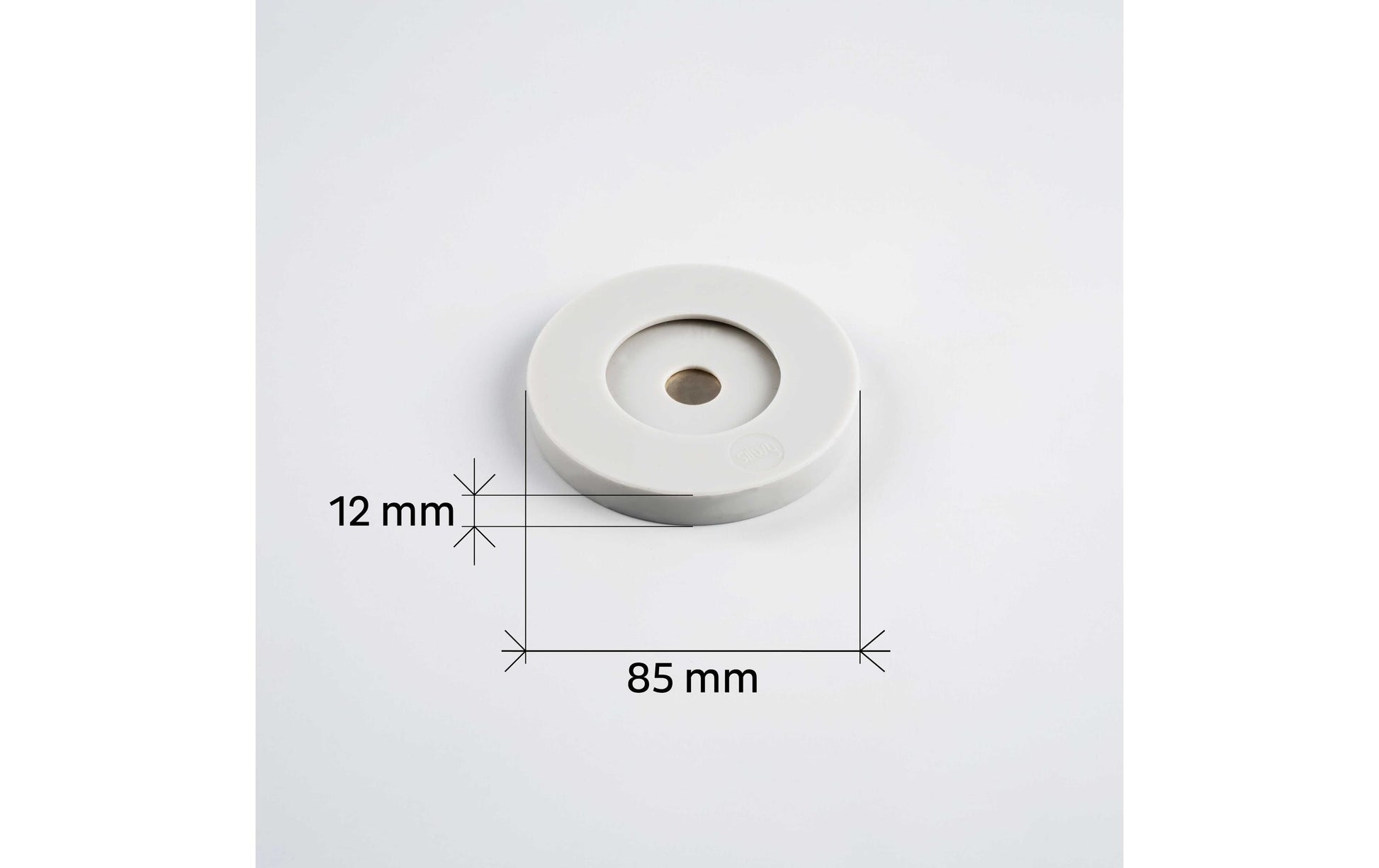 Silwy Magnet-Kondom – Silikon, Anthrazit, rutschfest, haftstarker Magnet, für Stielgläser