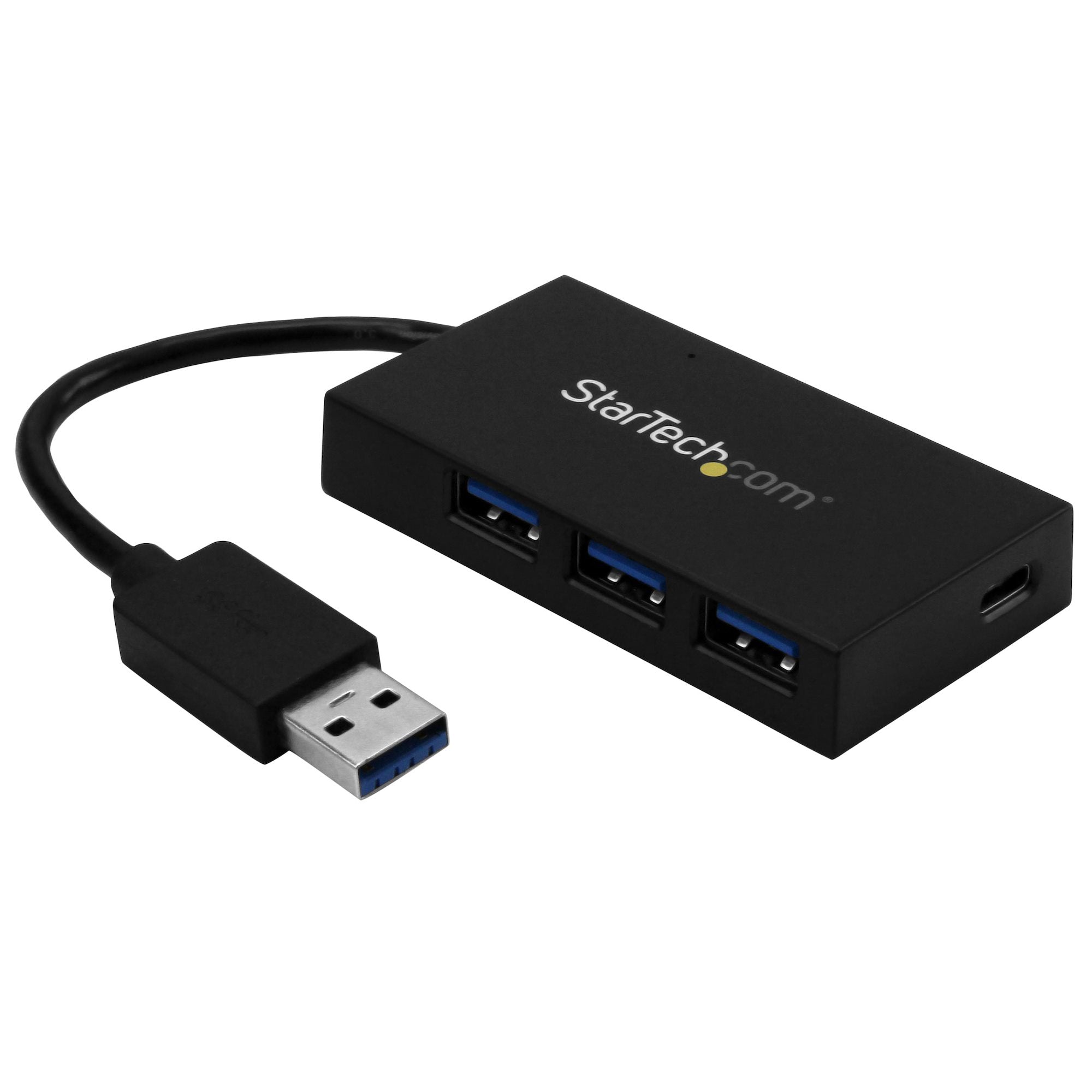 StarTech.com 4-Port USB-Hub – USB-A, 3× USB-A, 1× USB-C