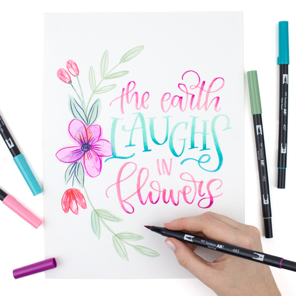 Tombow Auswaschbare Filzstifte, 18 Farben