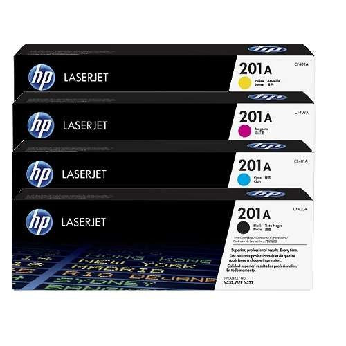 HP Toner-Multipack CF400A-CF403A – BK/C/M/Y, 1400 Seiten