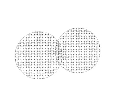 Nachtmann Essteller Bossa Nova – 2er Set, Ø 28 cm, Kristallglas, Transparent, spülmaschinenfest