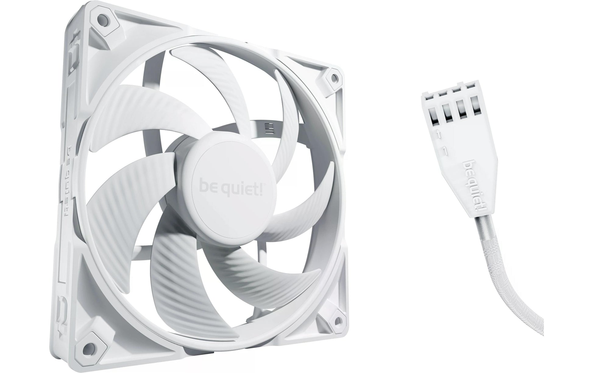 be quiet! be quiet Silent Wings Pro 4 – Lüfter – 140 mm, PWM, 165,5 m³/h, 2400 U/min, FDB, Weiss