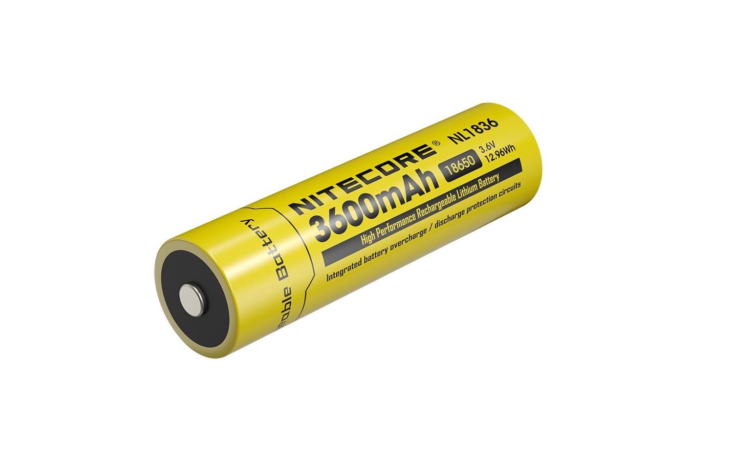 Nitecore 18650 Akku – Li-Ion, 3600 mAh, 3,6 V