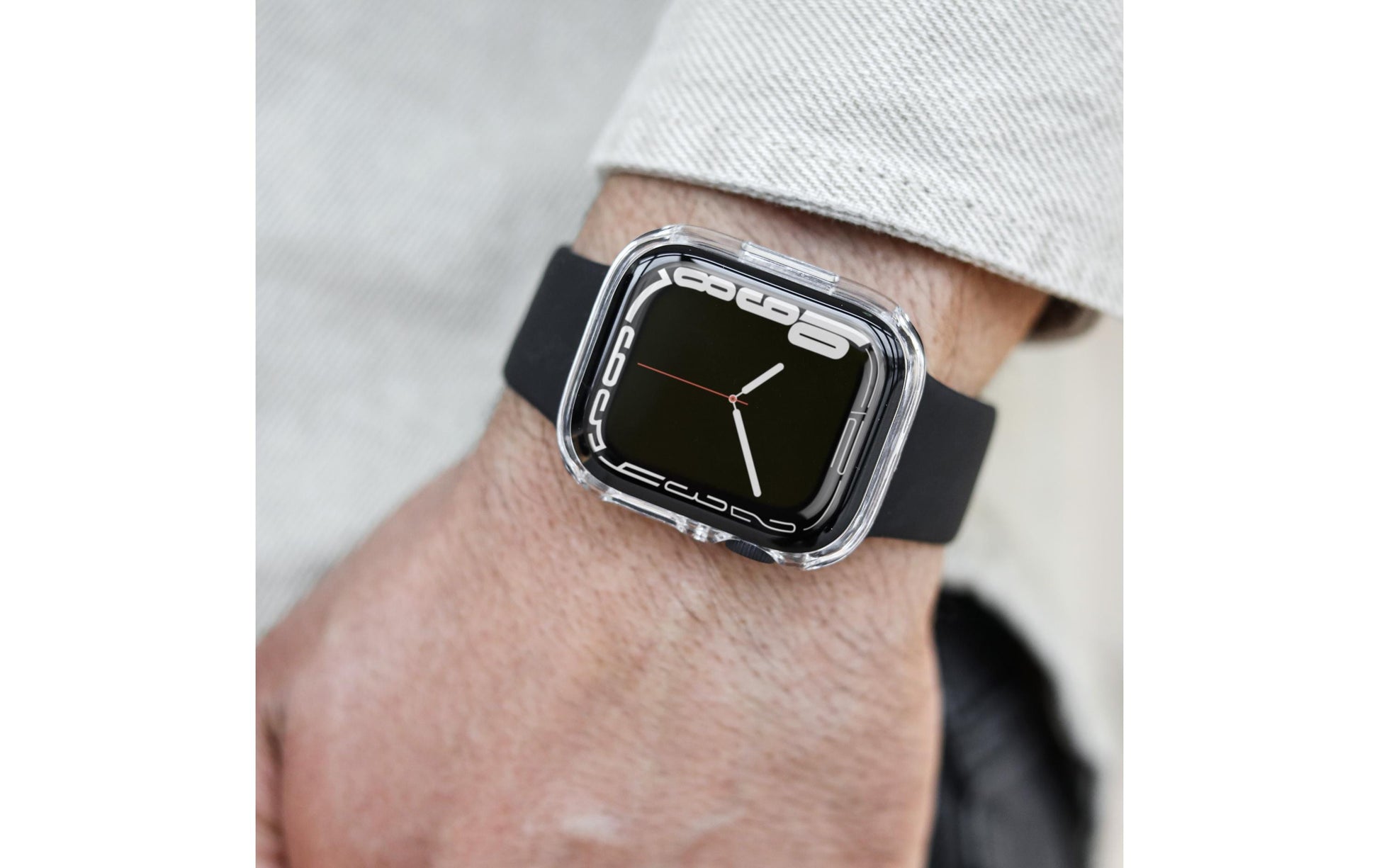 Vonmählen Silikon, Transparent, für Apple Watch Series 9 45 mm