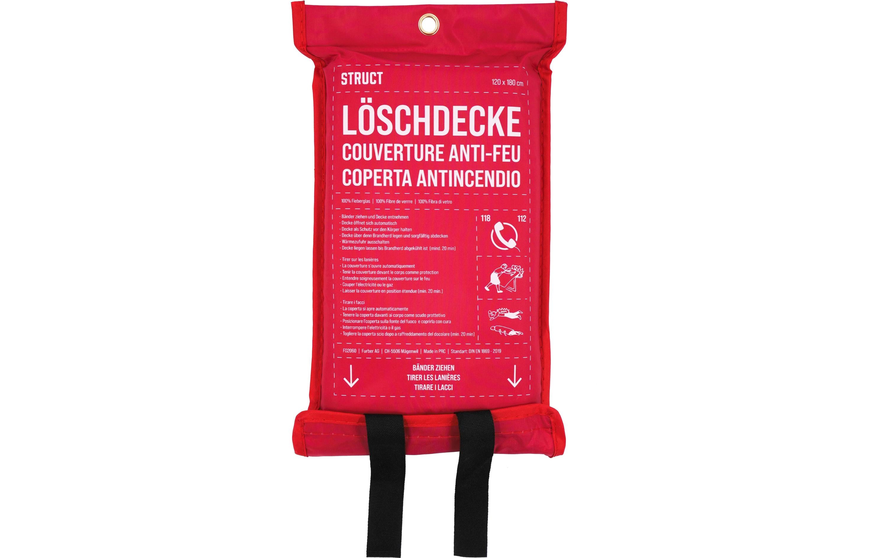 Struct Löschdecke, 180 cm × 120 cm