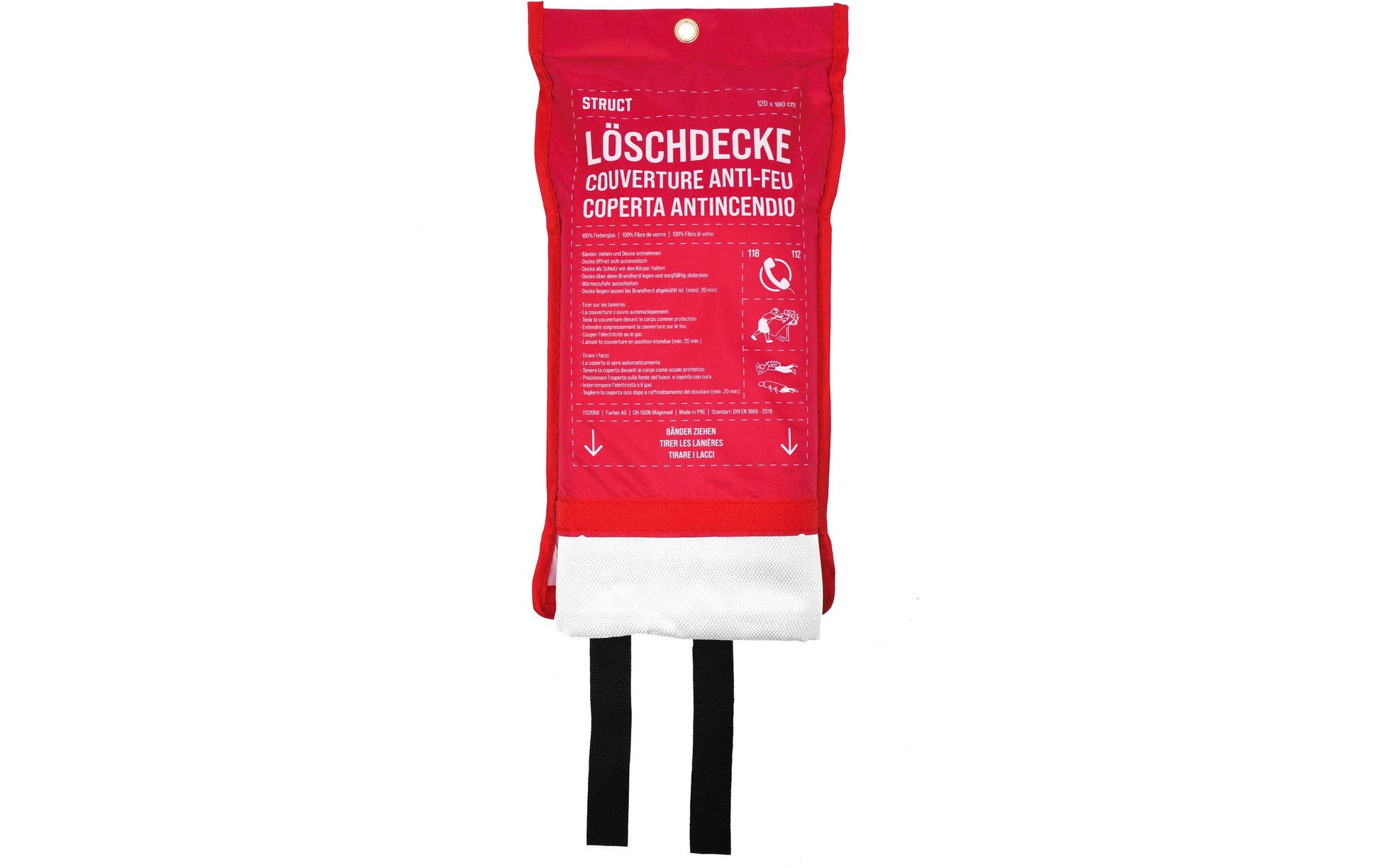 Struct Löschdecke, 180 cm × 120 cm