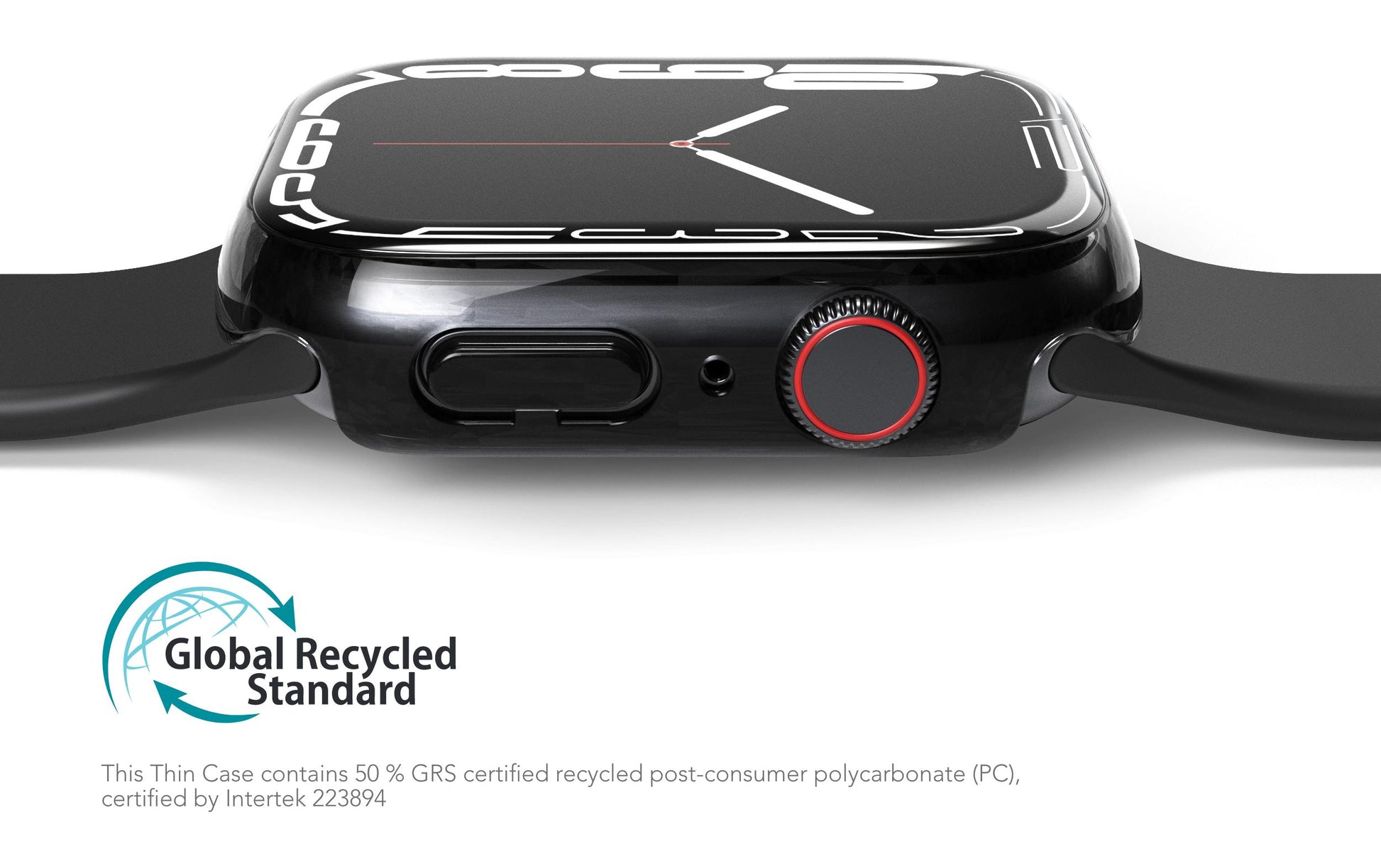 Vonmählen Hülle für Apple Watch Series 8/9 41 mm – Silikon, Transparent