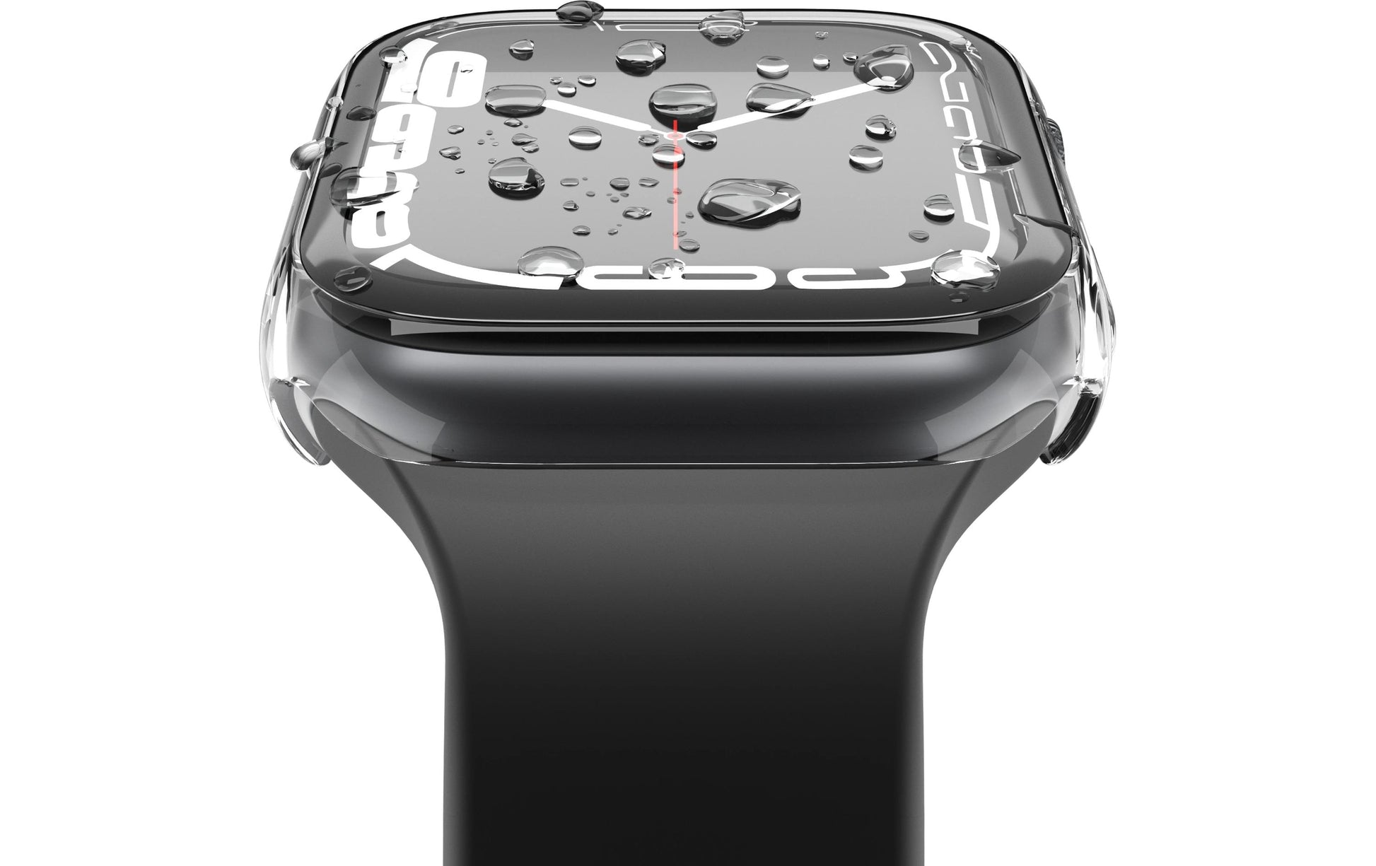 Vonmählen Hülle für Apple Watch Series 8/9 41 mm – Silikon, Transparent