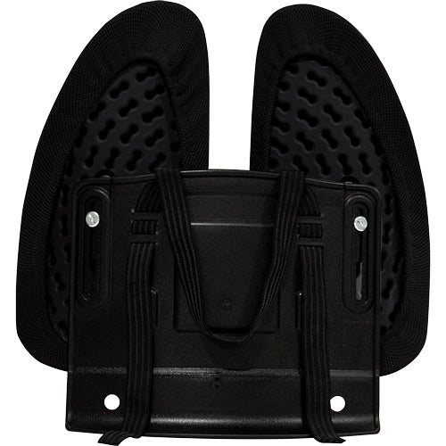 Fellowes Rückenstütze Back Angel – 42×13×39 cm, höhenverstellbar 14–23 cm, schwarz